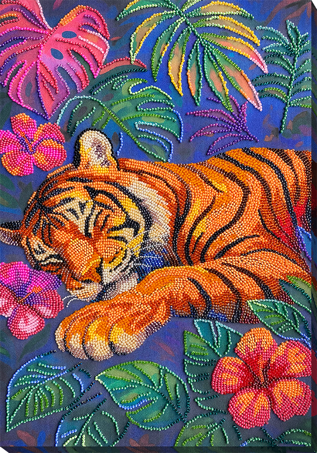 DIY Bead Embroidery Kit "Sweet dream" 10.2"x15.4" / 26.0x39.0 cm