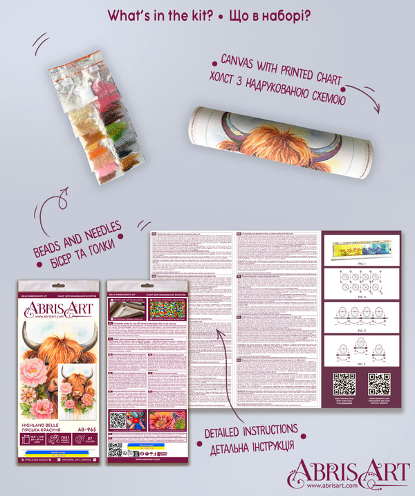 DIY Bead Embroidery Kit 