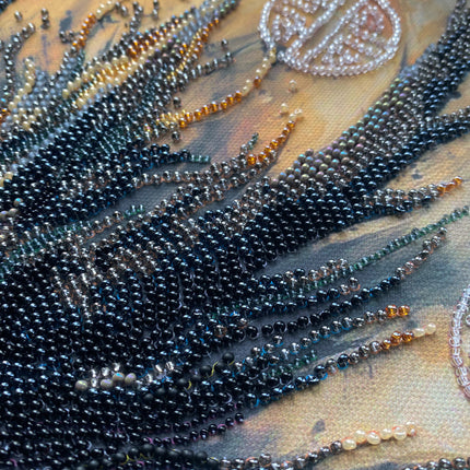 DIY Bead Embroidery Kit "Legend awakened" 11.8"x23.6" / 30.0x60.0 cm