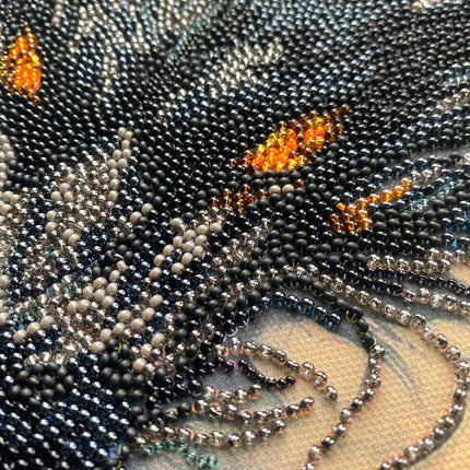 DIY Bead Embroidery Kit "Legend awakened" 11.8"x23.6" / 30.0x60.0 cm