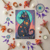 DIY Bead Embroidery Kit "Stellar Gaze" 11.8"x17.7" / 30.0x45.0 cm