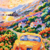 DIY Bead Embroidery Kit "Twilight Over the Sea" 9.1"x13.4" / 23.0x34.0 cm