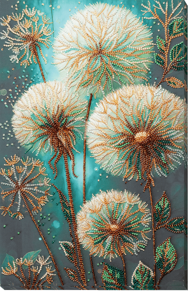 DIY Bead Embroidery Kit "Dream of the air" 8.3"x13.4" / 21.0x34.0 cm