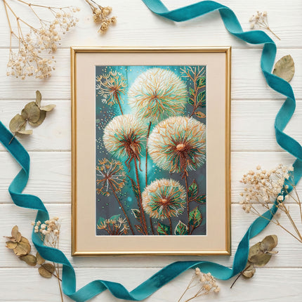 DIY Bead Embroidery Kit "Dream of the air" 8.3"x13.4" / 21.0x34.0 cm