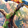 DIY Bead Embroidery Kit "Colorful Parrot" 10.2"x15.4" / 26.0x39.0 cm