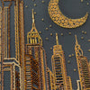 DIY Bead Embroidery Kit "City of dreams" 9.1"x13.4" / 23.0x34.0 cm