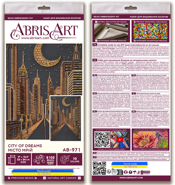 DIY Bead Embroidery Kit 