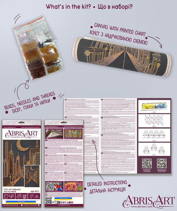 DIY Bead Embroidery Kit 