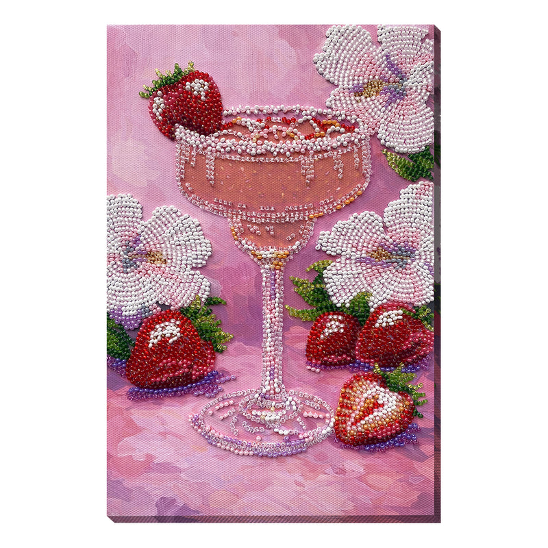 DIY Bead Embroidery Kit "Main Bead Embroidery Kit Fruit Euphoria" 6.3"x9.4" / 16.0x24.0 cm