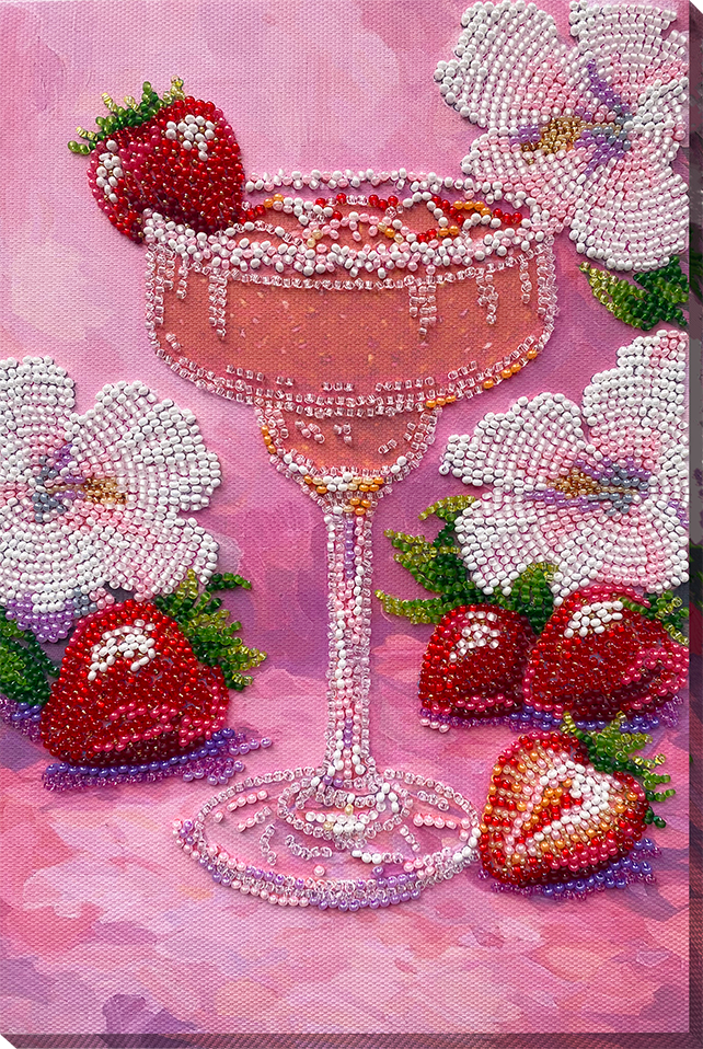 DIY Bead Embroidery Kit "Main Bead Embroidery Kit Fruit Euphoria" 6.3"x9.4" / 16.0x24.0 cm