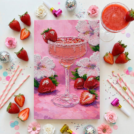 DIY Bead Embroidery Kit "Main Bead Embroidery Kit Fruit Euphoria" 6.3"x9.4" / 16.0x24.0 cm