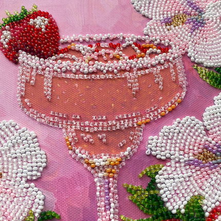 DIY Bead Embroidery Kit "Main Bead Embroidery Kit Fruit Euphoria" 6.3"x9.4" / 16.0x24.0 cm