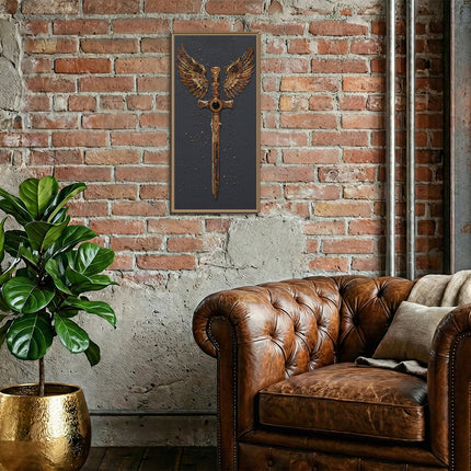 DIY Bead Embroidery Kit "Power talisman" 9.8"x21.3" / 25.0x54.0 cm
