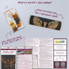 DIY Bead Embroidery Kit "Power talisman" 9.8"x21.3" / 25.0x54.0 cm