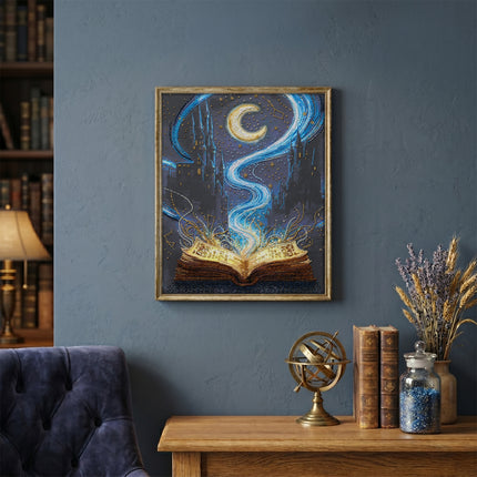DIY Bead Embroidery Kit "Book of Dreams" 9.1"x15.0" / 23.0x38.0 cm