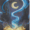 DIY Bead Embroidery Kit "Book of Dreams" 9.1"x15.0" / 23.0x38.0 cm