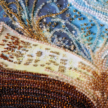 DIY Bead Embroidery Kit "Book of Dreams" 9.1"x15.0" / 23.0x38.0 cm
