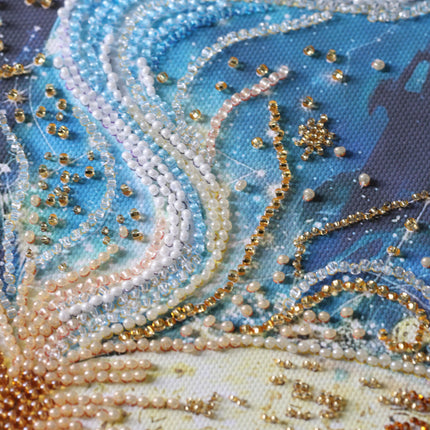DIY Bead Embroidery Kit "Book of Dreams" 9.1"x15.0" / 23.0x38.0 cm