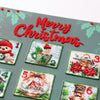 DIY Bead Embroidery Kit "Christmas Advent calendar" 11.8"x33.5" / 30.0x85.0 cm