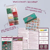 DIY Bead Embroidery Kit "Christmas Advent calendar" 11.8"x33.5" / 30.0x85.0 cm
