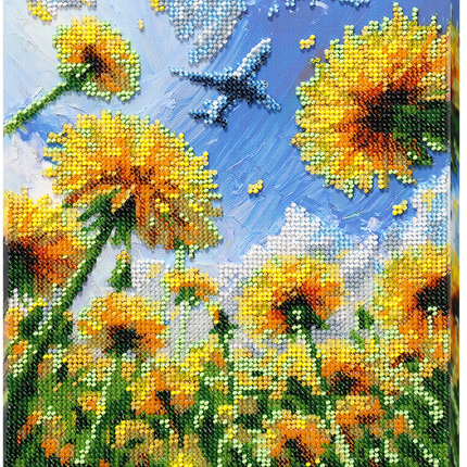 DIY Bead Embroidery Kit "Dream " 7.9"x9.4" / 20.0x24.0 cm