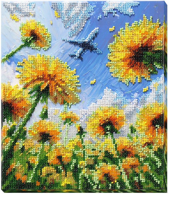DIY Bead Embroidery Kit "Dream " 7.9"x9.4" / 20.0x24.0 cm