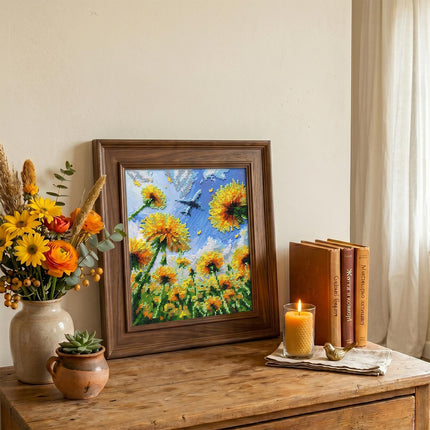 DIY Bead Embroidery Kit "Dream " 7.9"x9.4" / 20.0x24.0 cm