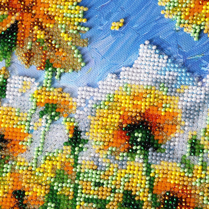 DIY Bead Embroidery Kit "Dream " 7.9"x9.4" / 20.0x24.0 cm