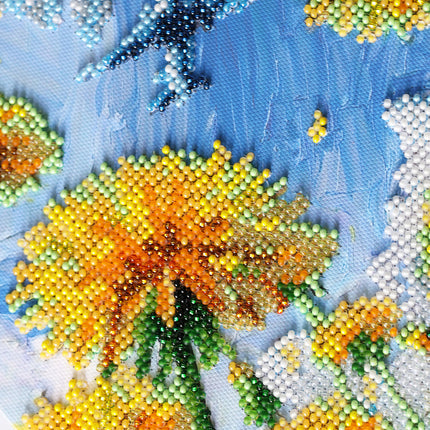 DIY Bead Embroidery Kit "Dream " 7.9"x9.4" / 20.0x24.0 cm