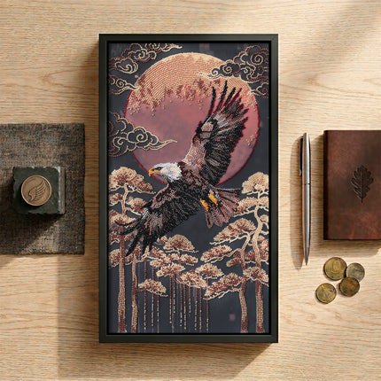 DIY Bead Embroidery Kit "Lord of the Skies" 8.7"x15.4" / 22.0x39.0 cm