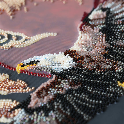DIY Bead Embroidery Kit "Lord of the Skies" 8.7"x15.4" / 22.0x39.0 cm
