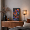 DIY Bead Embroidery Kit "Neon Poppies" 10.2"x20.9" / 26.0x53.0 cm
