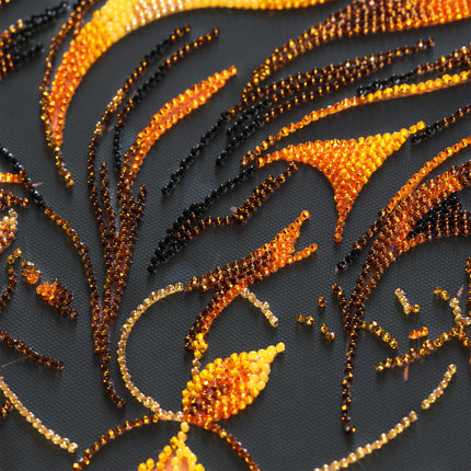 DIY Bead Embroidery Kit "The King of Beasts" 11.8"x21.3" / 30.0x54.0 cm