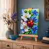 DIY Bead Embroidery Kit "Among Cornflowers" 6.3"x9.4" / 16.0x24.0 cm