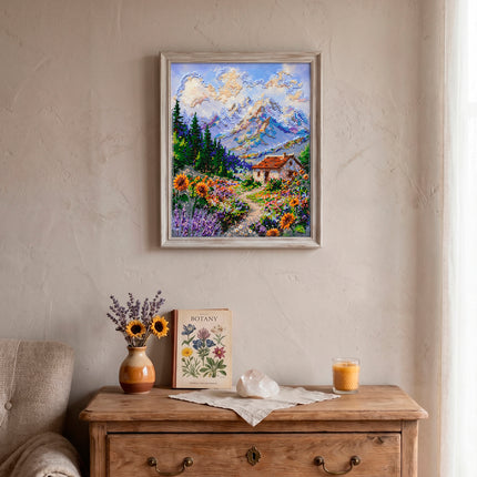 DIY Bead Embroidery Kit "Trail to a Dream" 8.7"x11.8" / 22.0x30.0 cm