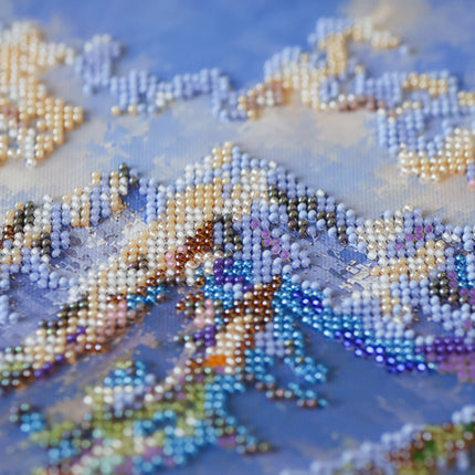 DIY Bead Embroidery Kit "Trail to a Dream" 8.7"x11.8" / 22.0x30.0 cm