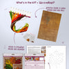 String Art Creative DIY Kit "Leaf" 7.5"x11.4" / 19.0x29.0 cm