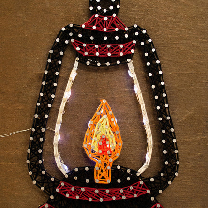 String Art Creative DIY Kit "Lantern" 7.5"x11.4" / 19.0x29.0 cm