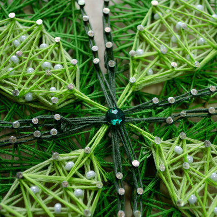 String Art Creative DIY Kit "The magic of the clover" 7.5"x11.4" / 19.0x29.0 cm