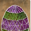 String Art Creative DIY Kit "Easter egg" 7.5"x11.4" / 19.0x29.0 cm