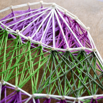 String Art Creative DIY Kit "Easter egg" 7.5"x11.4" / 19.0x29.0 cm