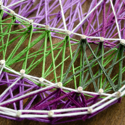 String Art Creative DIY Kit "Easter egg" 7.5"x11.4" / 19.0x29.0 cm