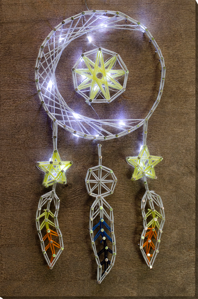 String Art Creative DIY Kit "Dream talisman" 7.5"x11.4" / 19.0x29.0 cm