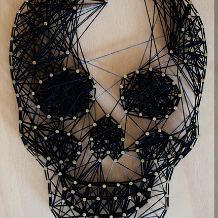 String Art Creative DIY Kit "Boo! Just me" 7.5"x11.4" / 19.0x29.0 cm