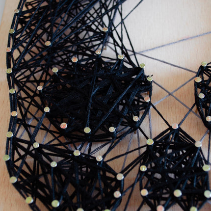 String Art Creative DIY Kit "Boo! Just me" 7.5"x11.4" / 19.0x29.0 cm