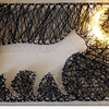 String Art Creative DIY Kit "Night walk" 7.5"x11.4" / 19.0x29.0 cm