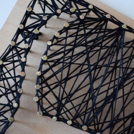 String Art Creative DIY Kit "Night walk" 7.5"x11.4" / 19.0x29.0 cm