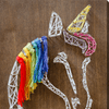 String Art Creative DIY Kit "Rainbow Unicorn" 7.5"x11.4" / 19.0x29.0 cm