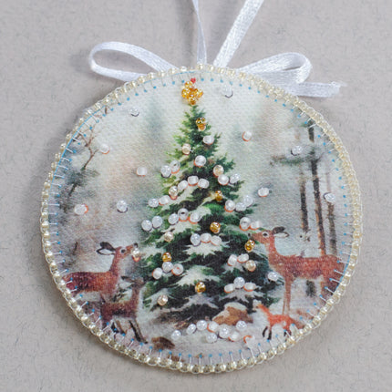 DIY Christmas tree toy kit "Decoration Winter guest"
