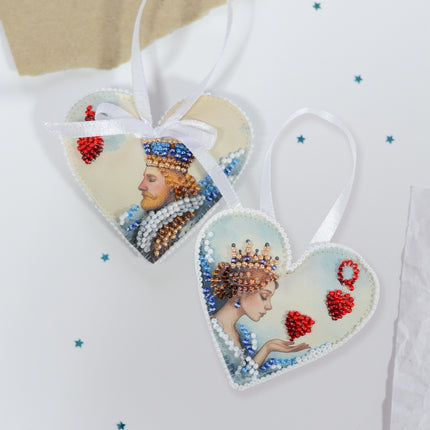 DIY Christmas tree toy kit "Decoration Majestic Love (Romantic Stories)"